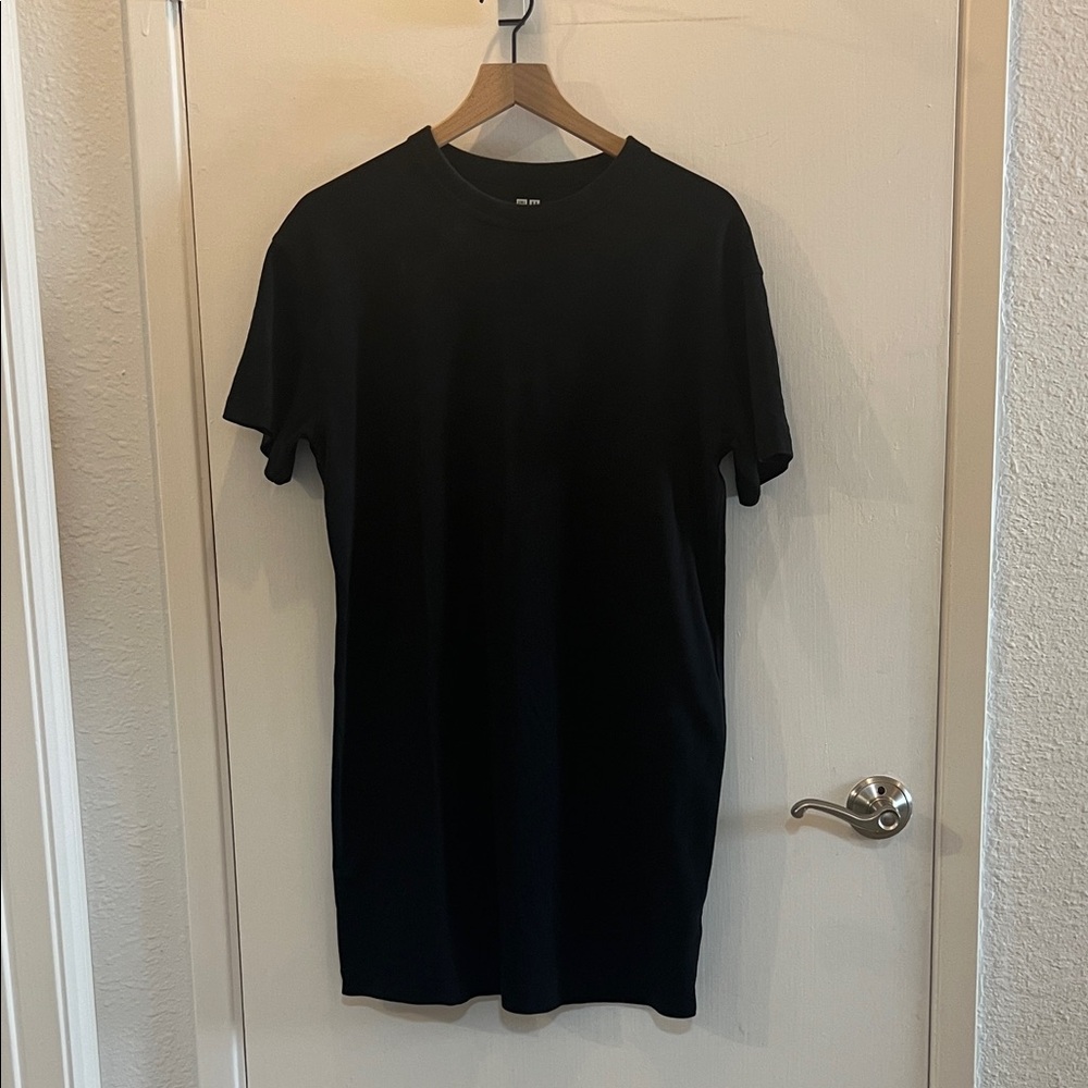 Uniqlo U Cotton Short-Sleeve Long Dress Size S